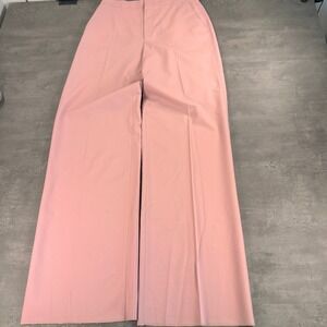 Tagliatore Trousers Men 30x35 44 Rosa Pink Wide Leg NWOT Virgin Wool Blend